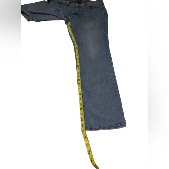 NYDJ Not Your Daughters Blue Jeans Womens 14 Lift Tuck Technology Stretch Ankle - Picture 13 of 16